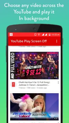 YouTube Play Screen off android App screenshot 10